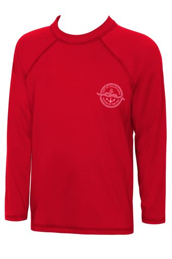 Kom 1M12MCTY221.004-C00116 Sail Uv Korumalı Uzun Kollu Çocuk Mayo