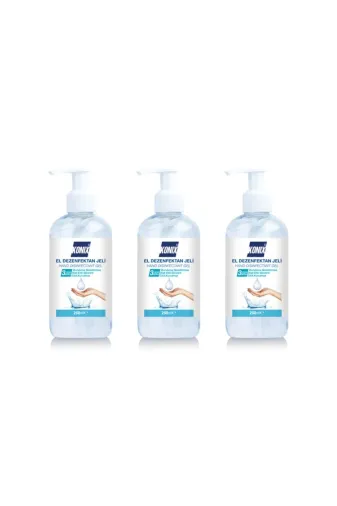 Konix 8201252704857 3 X 250 Ml, Antiseptik  Jel El Dezanfektanı