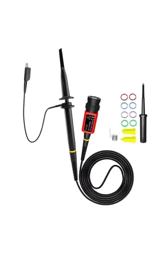 kontaktek TYC3A379AFEC3BB600 P4100 Yüksek Gerilim Osiloskop Probu 100Mhz 100:1 Zayıflatma 2000 Volt 3.5Ns Bnc 1 Mt. Rigol Owon