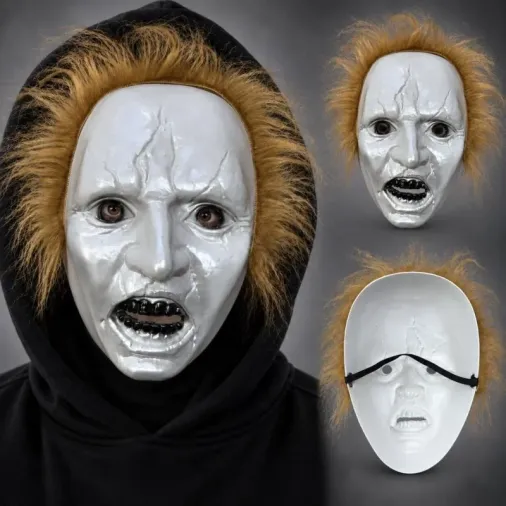 Korkutucu Michael Myers Maskesi Kahverengi Saçlı 1 Adet