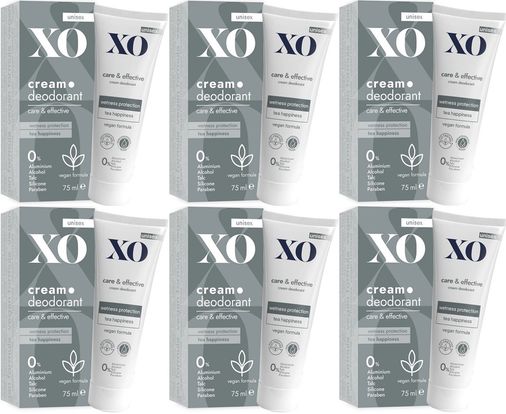 Krem Deodorant 75ML Unisex Care & Effective Parfümlü (6 Lı Set)