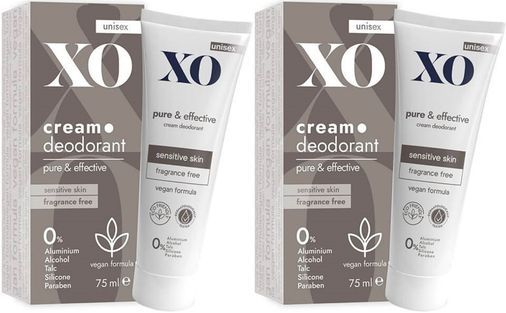 Krem Deodorant 75ML Unisex Pure & Effective Kokusuz (2 Li Set)