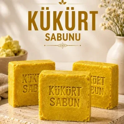 Kükürt Sabunu Cilt Temizliği 3 adet