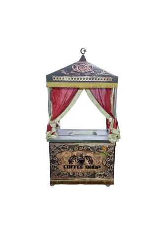 Kumda Kahve Makinesi Kahveci Güzeli Arabası Standı Safir Çay Kazanları Kahveci Güzeli