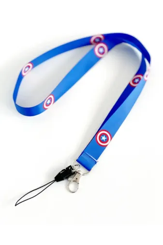 kürkçü 2788721 Captain America Boyun Askı İpi