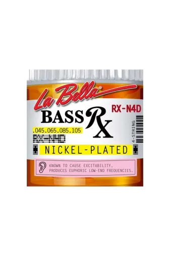 La Bella Yayınları 2c2a29b4-b500-4b0a-85d7-36a876c4ba1b Gitar Aksesuar Bas Tel Labella 4 Telli Lb-Rx-N4D 0,45