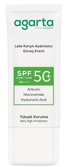 Leke Karşıtı Aydınlatıcı Spf+50 Faktör Yüz Güneş Kremi 50 ML