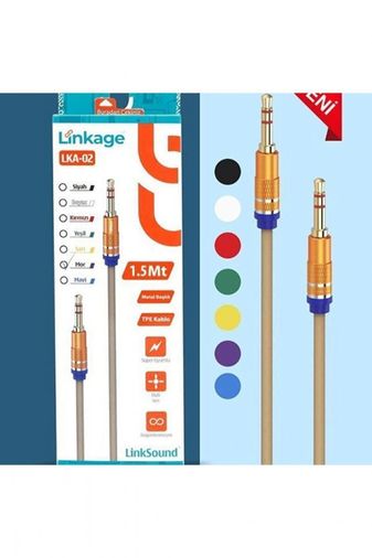 Linkage Lka-02 Linkage Lka-02 3.5Mm Jack 1.5M Ses Kablosu