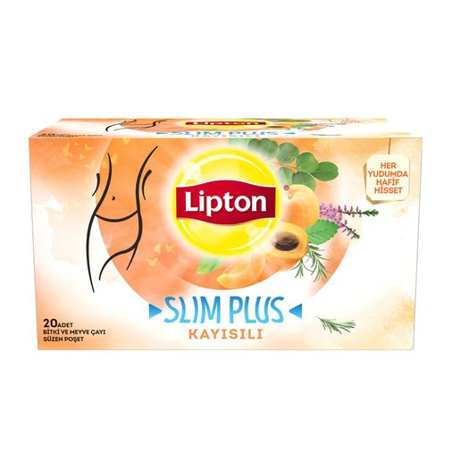 lipton144 Lipton Slim Plus Kayısılı Karışık Bitki Çayı 20'li 2 Gr