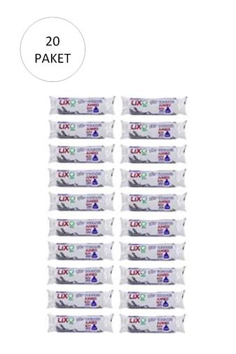Lixo RT-RYL-HMR10960 J-650 Jumbo Boy Çöp Torbası 80 X 110 Cm 10 Lu Rulo X 20 Paket = 200 Adet (Siyah)