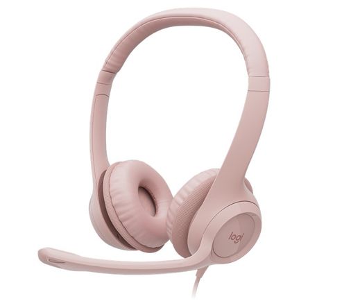 Logitech H390 USB Kablolu Stereo Kulaklık Pembe (981-001281)