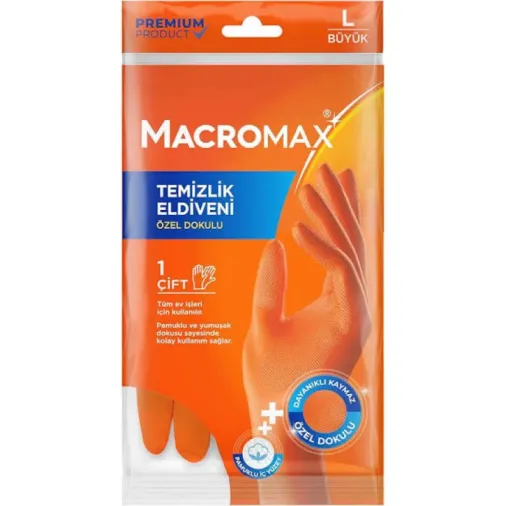 MACROMAX BULAŞIK ELDİVENİ L BOY