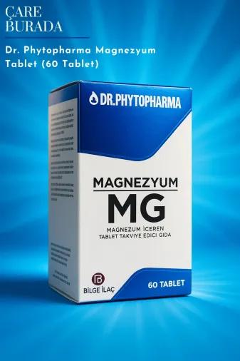 Magnezyum Tablet 1650 Mg × 60 Tablet (Magnezyum Bisglisinat, Magnezyum Taurat, Mag