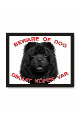 Makri kopekchowchowsiyah Chow Chow Siyah Dikkat Köpek Var Beware Of Dog