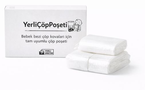 Mandaş Tommee Tippee Twist & Click Çöp Poşeti Tam Uyumlu Yerli (Kutu İçeriği 3 Lü Yedek Set) KOVASIZ