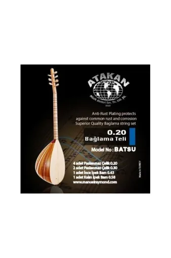 Manuel Raymond 13871904 Bağlama Tel Takım 0.20 Batsu