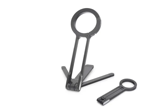 Manyetik Katlanir Masaüstü Telefon Standi Metal - Siyah ND8030