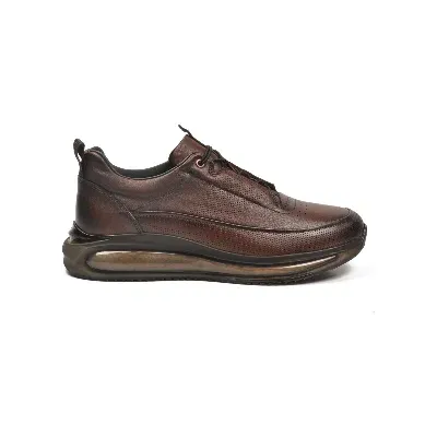 Marcomen Kahve Hakiki Deri Anatomik Erkek Sneaker