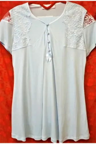 Marilyn 5542 Kadın Mavi Pijama Takımı