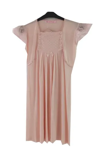 Marilyn Pijama Hamile Pembe Lohusa Gecelik 7436