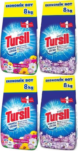 Matik Toz Çamaşır Deterjanı 16+16:32KG Taze Kır Çiçekleri + Leylak Bahçesi Beyaz ve Renkli