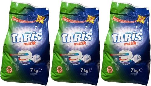 Matik Toz Çamaşır Deterjanı 21KG Renkli ve Beyazlar için (3PK*7KG) (159 Yıkama)