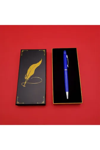 MEKs TTT-24242449969 Kutulu Mavi Touchpen Tükenmez Kalem
