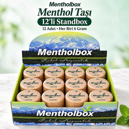 Menthol Taşı 6 Gram X 12 Adet - Spa ve Masaj Mentolü