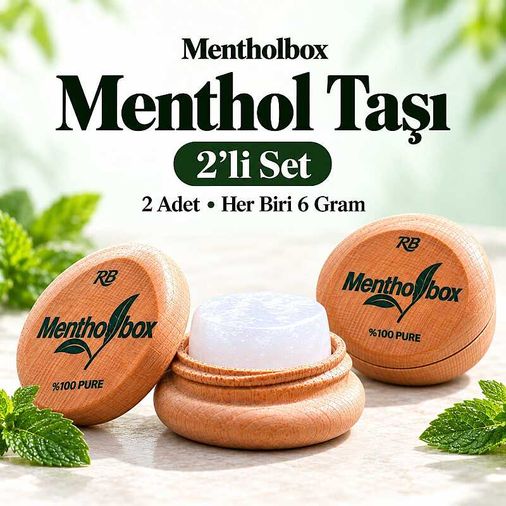 Menthol Taşı 6 Gram X 2 Adet - Spa ve Masaj Mentolü