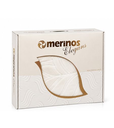 Merinos Elegans Kalın Embos Tek Kişilik Kutulu Battaniye (160x220)