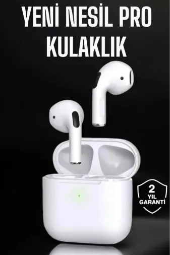 MEY MEYİTHMEYTDUCZPRO5BEYAZ3 İthalat® Beyaz Yeni Nesil Pro Bluetooth Kulaklık Yüksek Ses Kaliteli Anc Özelliği