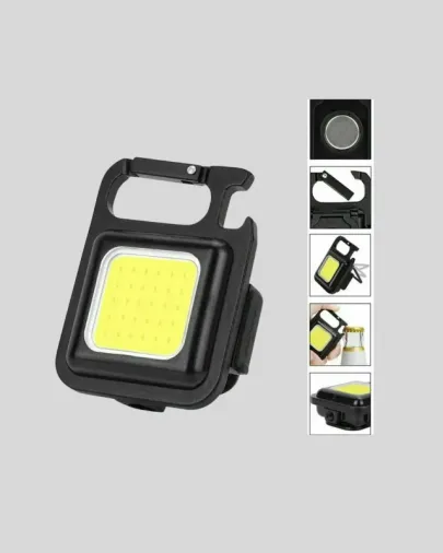 Mini Boy Usb Şarjlı Led Fener 800 Lümen Anahtarlık Tipi