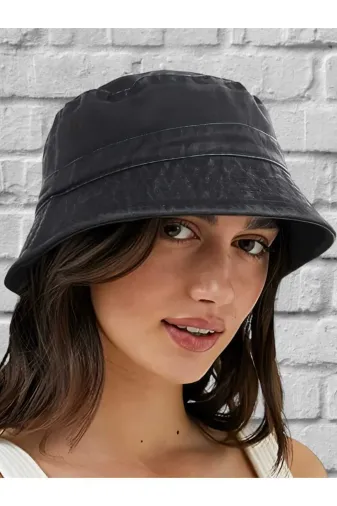 Mood Agenda ESK1903 Unisex Uv Korumalı Pamuklu Eskitme Bucket Şapka