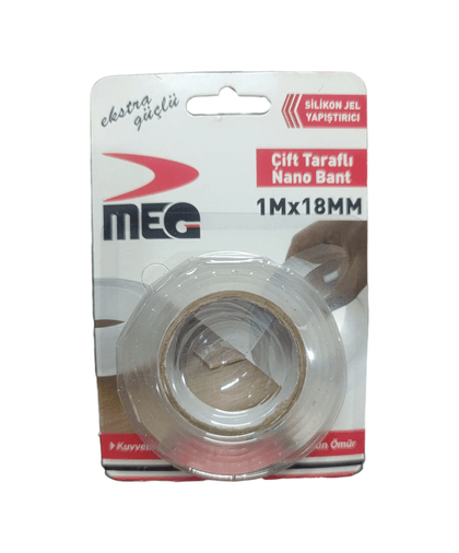 Mor Kayısı MEG-4086 Meg® Çift Taraflı Nano Bant 1Mx18Mm