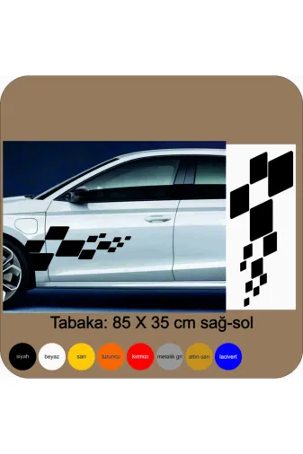 morxart morx028 Oto Sticker Ön Çamurluk (Oracal 641 Siyah )