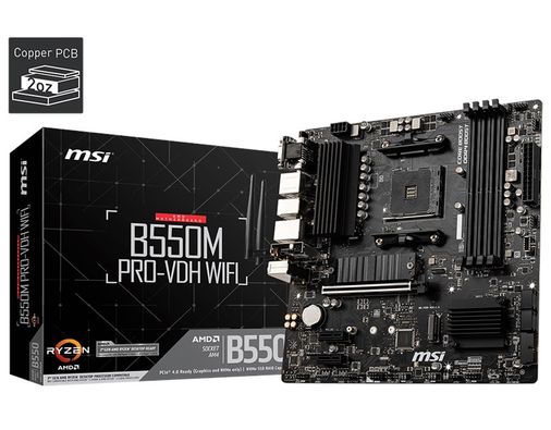 MSI B550M Pro VDH Wi-Fi AM4 DDR4 Anakart
