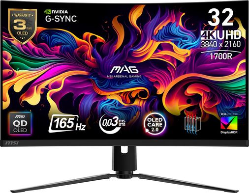 MSI MAG 321CUP QD-OLED 4K Gaming Monitör