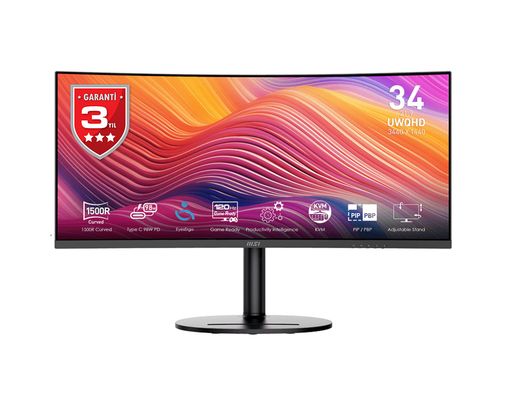 MSI Modern MD342CQP 34" UWQHD Curved Monitör