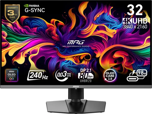 MSI MPG 322URX QD-OLED 31.5'' 4K Monitör