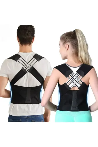 MultiFlexPro MF102 Medikal Dik Duruş Sırt-Bel Korsesi Kadın-Erkek Kamburluk Önleyici Ayarlanabilir Dik Duruş Korsesi