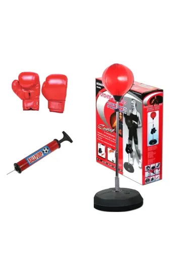 MultiFlexPro MFPB Punching Ball Ayarlanabilir Standlı Boks Topu Boks Topu Standı Ve Eldiven Seti Hediye