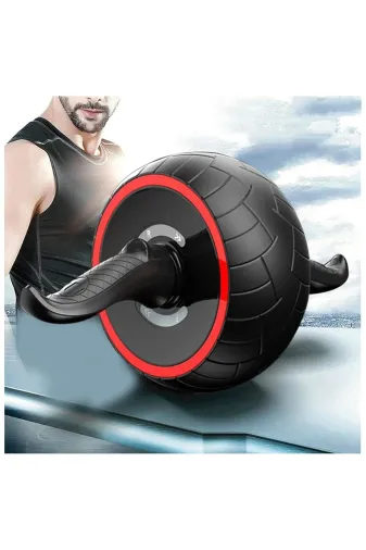 MultiFlexPro YNS Ab Wheel Roller Geniş Karın Kası Tekerleği, Oto Frenli Fitness Gövde Egzersizi Tekerleği Spor Aleti