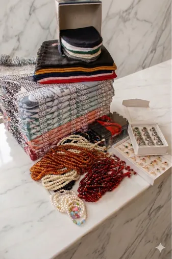 MyReal hcset001 Hac Umre Çeyizlik Ekonomik Hediyelik Yelda Set 24 Kişilik