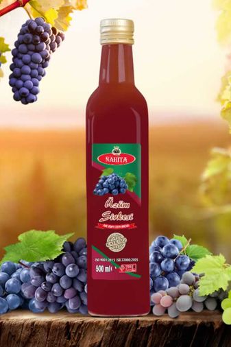 Nahita RT-RYL-HMR10136 Üzüm Sirkesi % 100 Doğal Katkısız 500 Ml