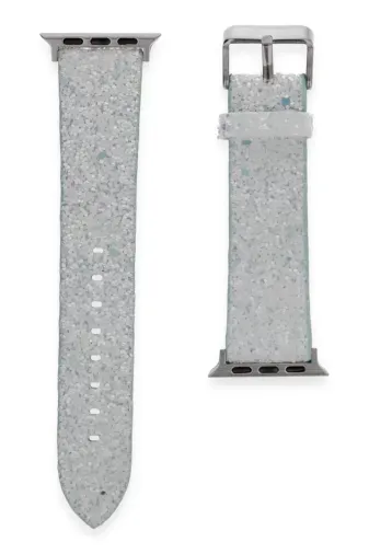 Newface Apple Watch 38mm Starry Taşlı Kordon - Mavi
