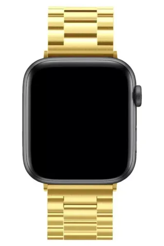 Newface Apple Watch 42mm Metal Baklalı Kordon - Gold