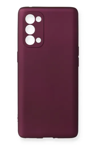 Newface Oppo Reno 5 Pro Kılıf First Silikon - Mürdüm