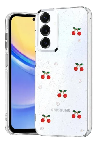Newface Samsung Galaxy S25 Fiyonk Desenli Kapak - Desen 9