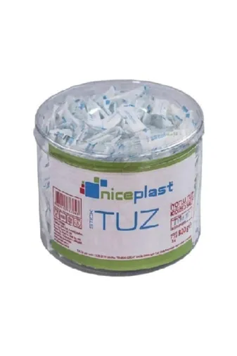 Niceplast 1215456132465 Tek Kullanımlık Kullan At Stick Tuz 1 Paket