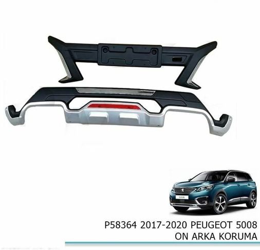 Niken 40824761 Peugeot 5008 Ön Arka Koruma 2017-2020 Arası